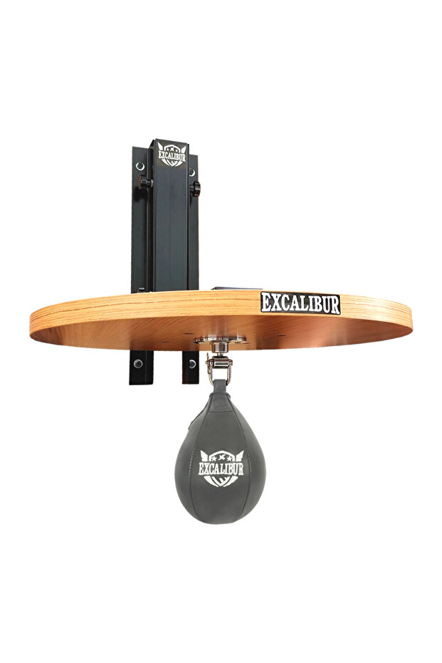 Punching Ball Set Height Adjustable Walnut - 1