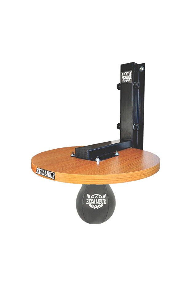 Punching Ball Set Height Adjustable Walnut - 2