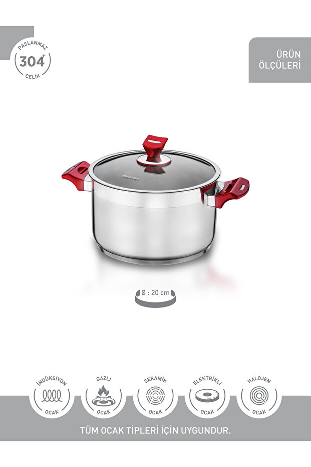 Yaprak 20 cm Tencere - 3