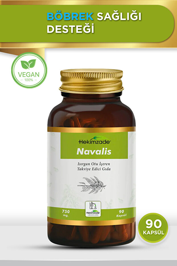 NAVALIS 90 Kapsül 750mg– Bitkisel Böbrek ve Detoks Desteği Sağlayan Takviye Edici Gıda - 1