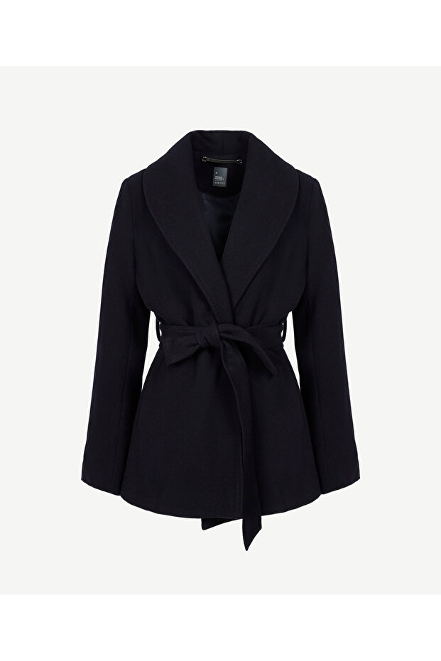 Basıc Detaylı Palto - 1