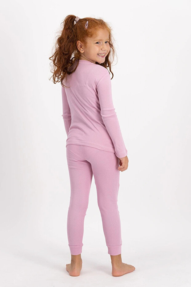 Rolypoly pidžama set za devojčice, roza - 4