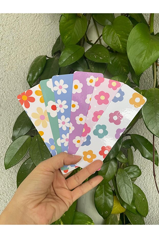 Bookmarks Colorful Pattern Themed Set of 6
