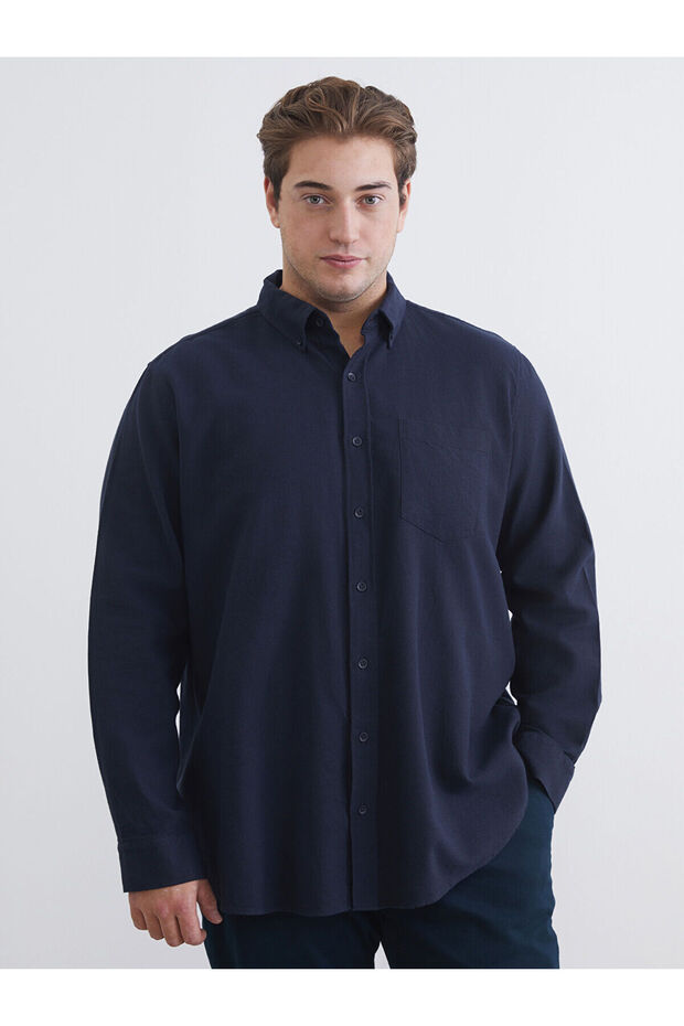 Regular Fit Long Sleeve Men's Lumberjack Shirt