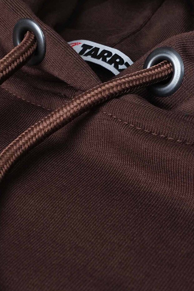 سترة أساسية بغطاء للرأس مصنوعة من قماش ثلاثي الخيوط بدون تطريز - 4