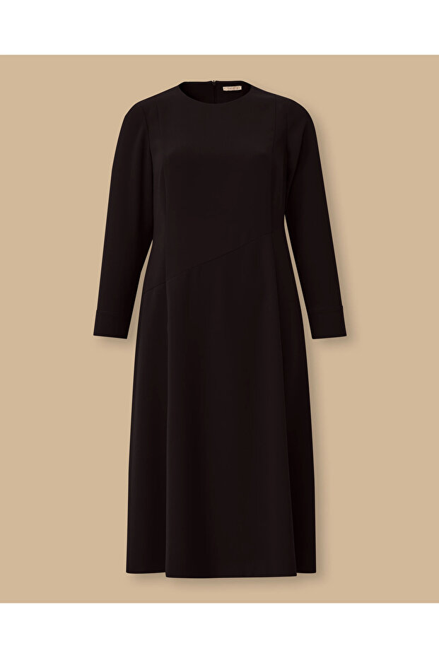 Φόρεμα Basic Midi Plus Size - 6