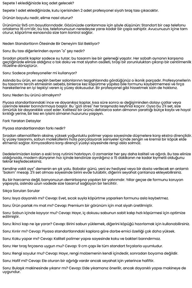 2 li SET Tıraş Tası Cabrera Design - 3