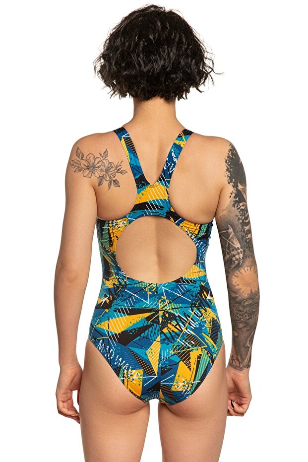 Kadın Mayosu Wave H2, Yeşil - 3