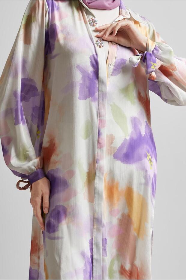 Patterned Cotton Tunic 45399 - 4