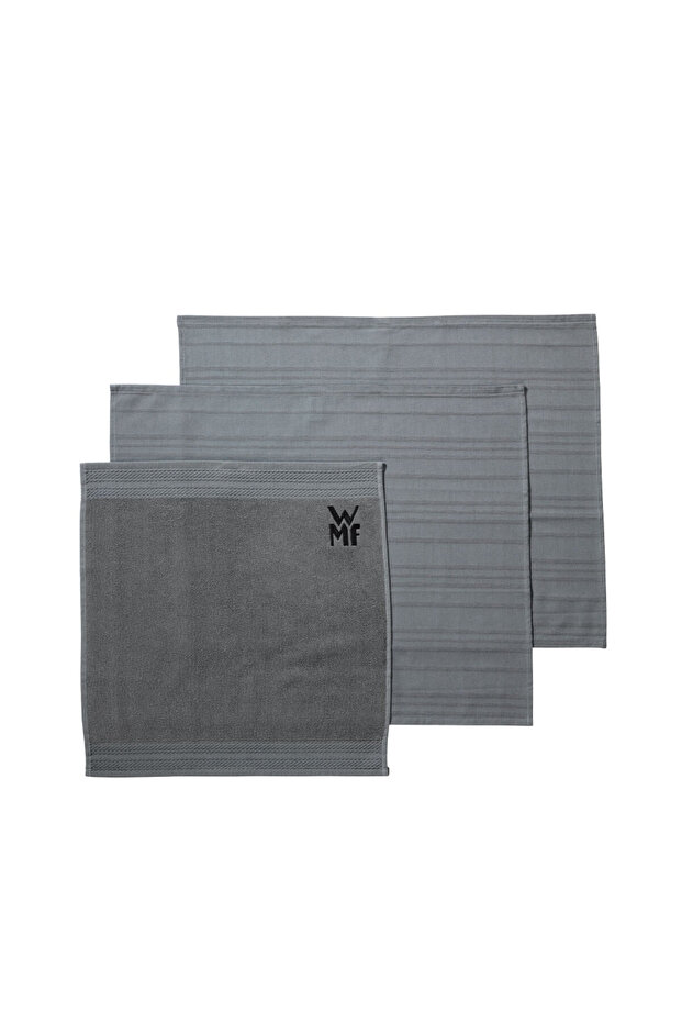 Mutfak Havlu Seti 3'lü Antrasit - 2