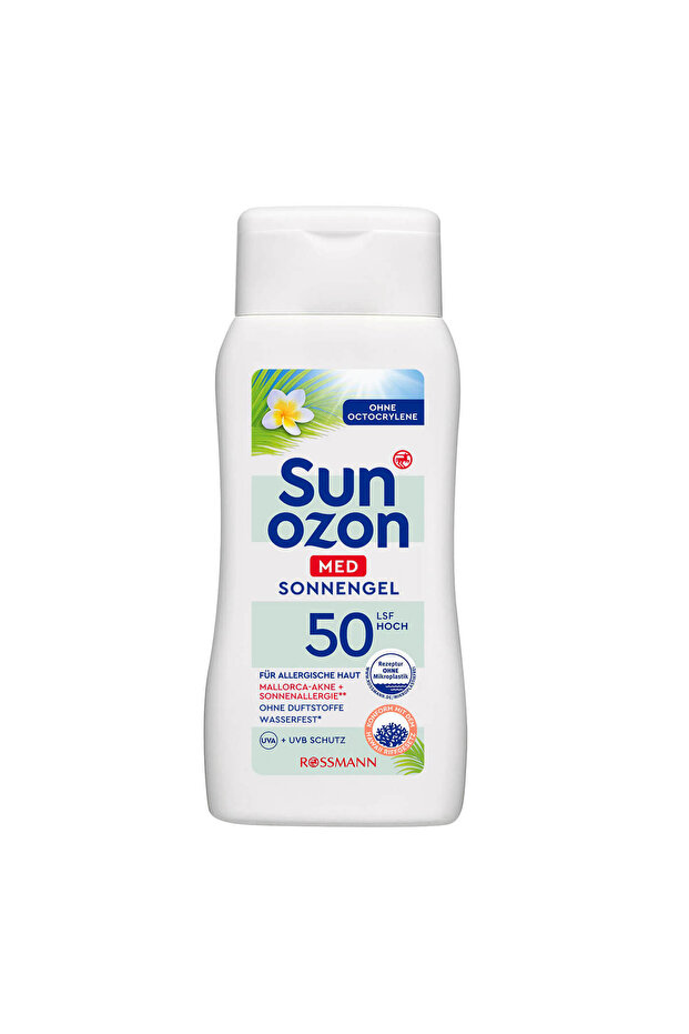 Sunozon Güneş Jeli Spf 50 Hassas Ciltler Için, 200 ml - 1