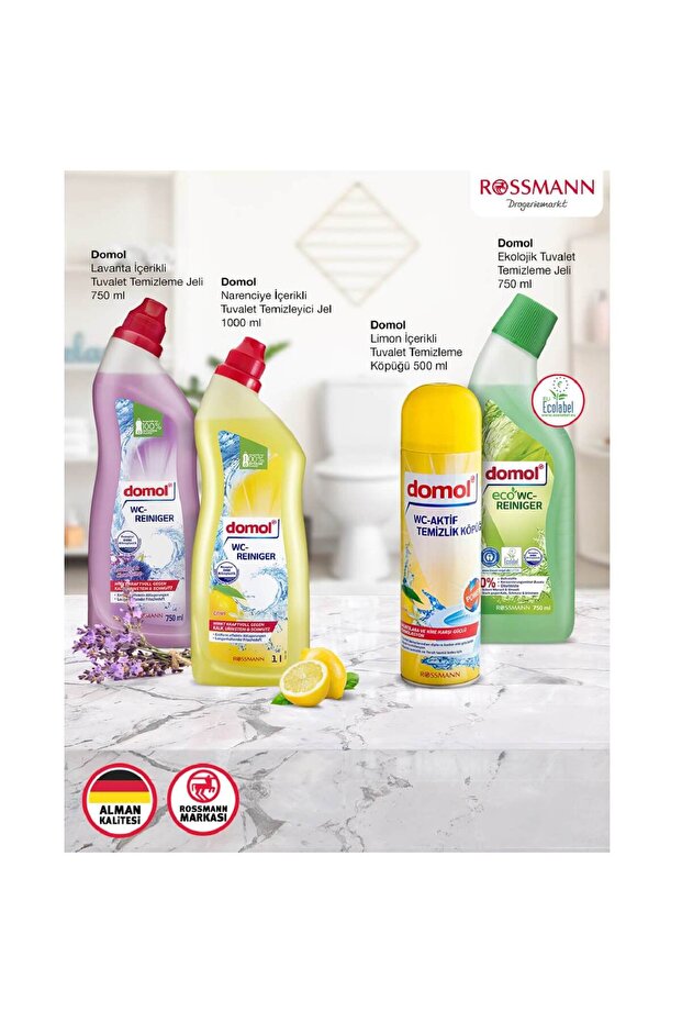 Tuvalet Temizleme Köpüğü Limon 500 ml - 2