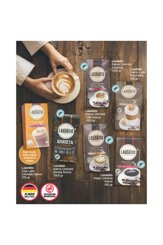 Bütün Kahve Çekirdeği Cafe Crema 1000 Gr - 2