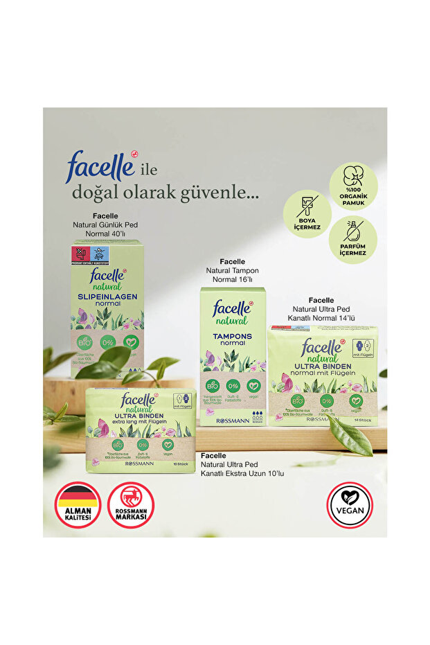 Natural Ultra Ped Kanatlı Normal 14'lü - 2