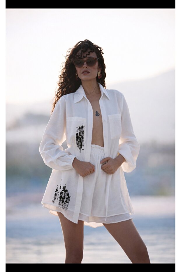 Keten şortlu takım - 4