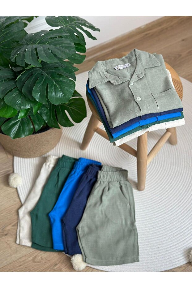 Keten Şortlu Takim - 4