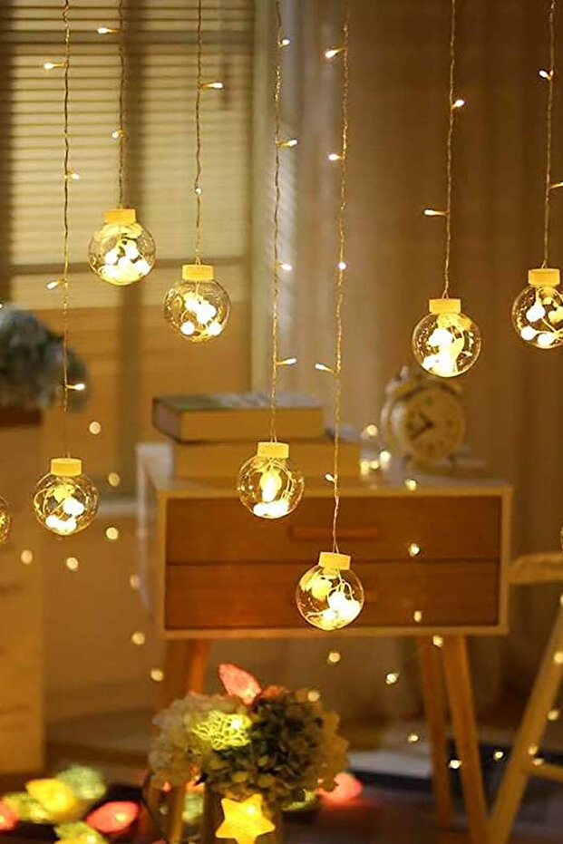 Işıklı Top Perde Led - 2