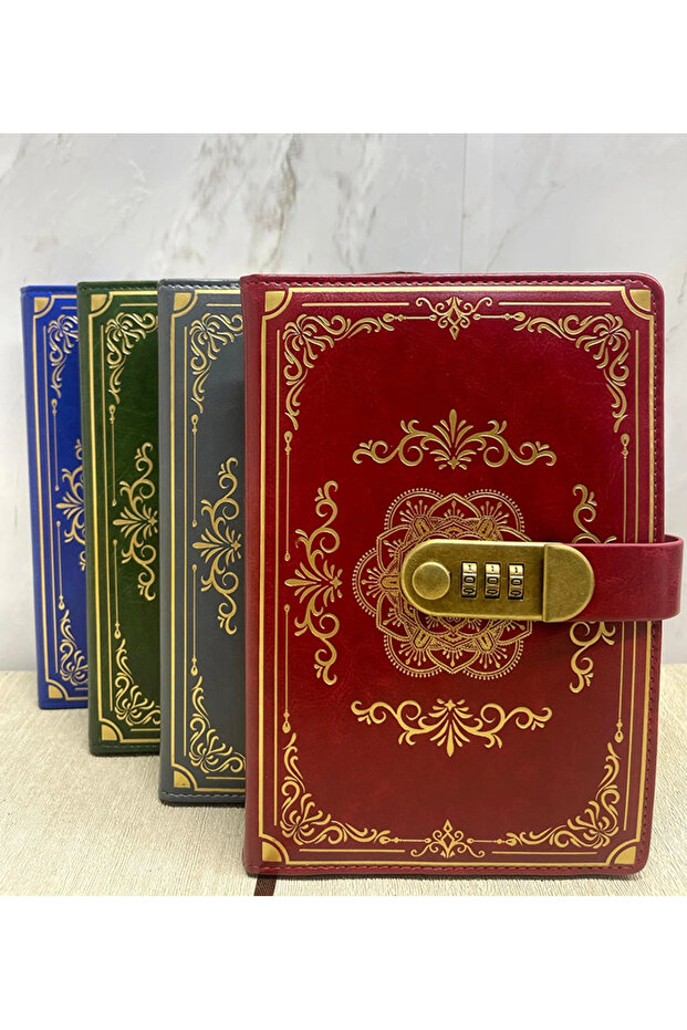 Special Design Encrypted Leather Notebook Model 2 - 1