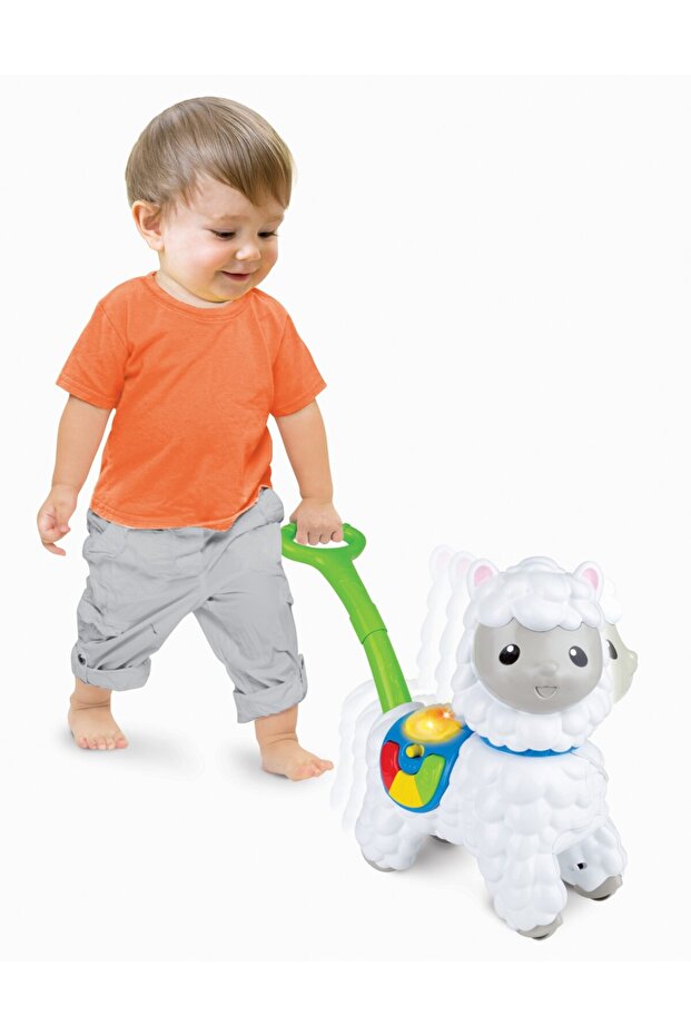 TOY ALPACA PUSH ALONG - 3