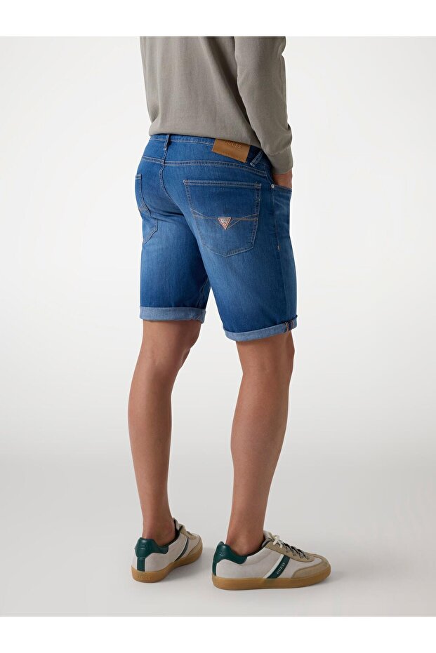 Denim Şort, 36, Renksiz - 8