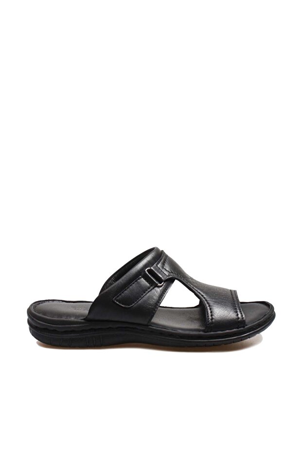 Genuine Leather Men's Flat Slippers 952Ma320