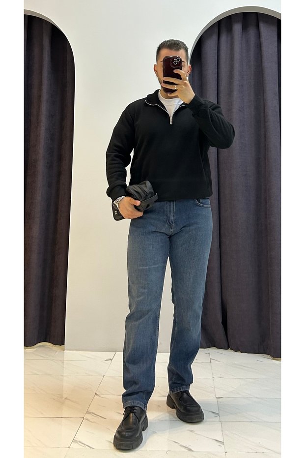 Half Zipper Fleece Sweatshirt