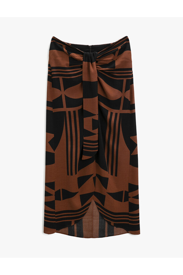 Slit Skirt Patterned - 7