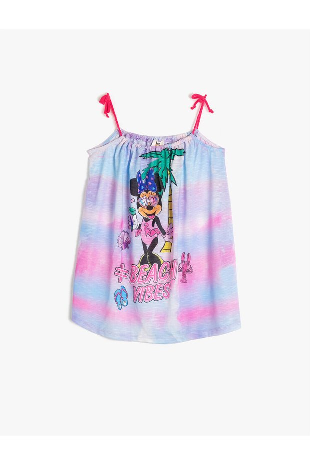 Minnie Mouse Licensed Printed Strap Dress