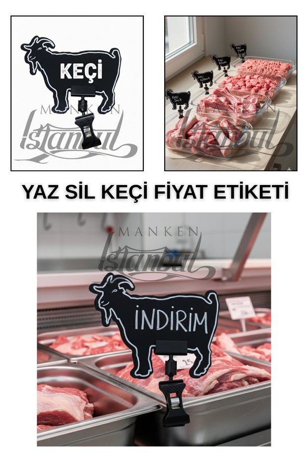 10 Pieces Summer Delete Mini Size Latched Goat Price Label Butcher Label Butcher Countertop Label