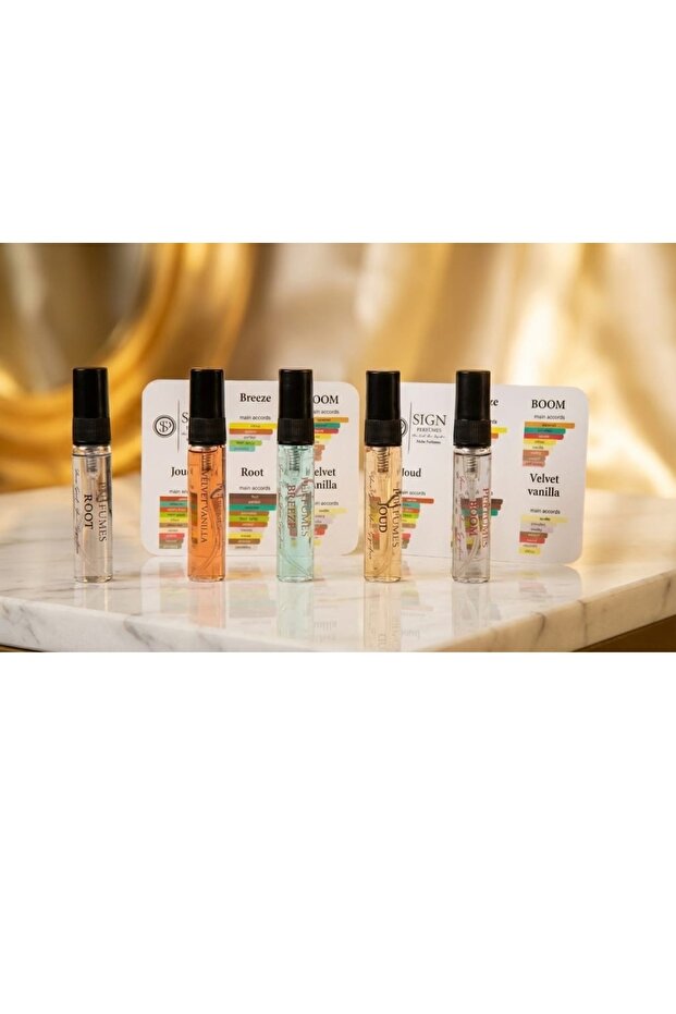 Original perfume set with box,Discovery Kit 5 x 5 ml