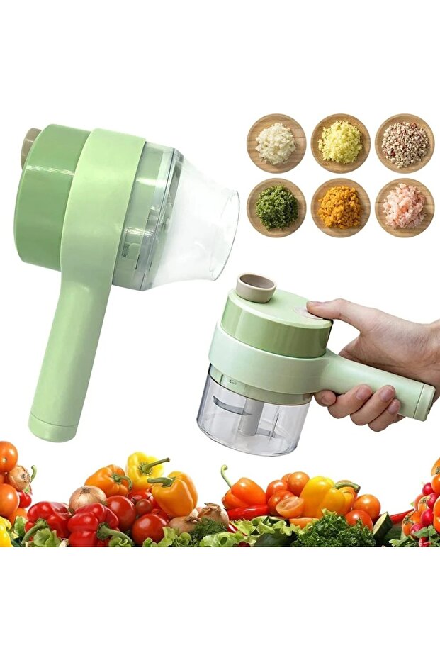 مفرمة خضروات كهربائية قابلة لإعادة الشحن من دينكس DX2018 - 1