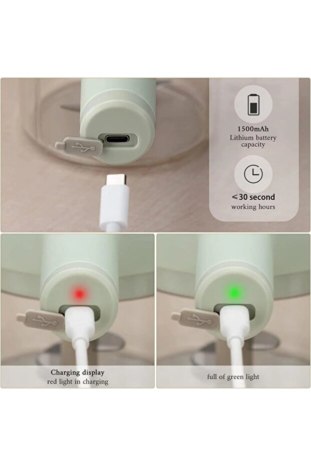 مفرمة خضروات كهربائية قابلة لإعادة الشحن من دينكس DX2018 - 7