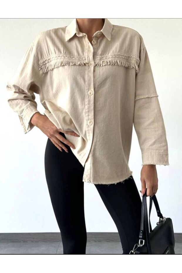 Naturel Gömlek Ceket - 2