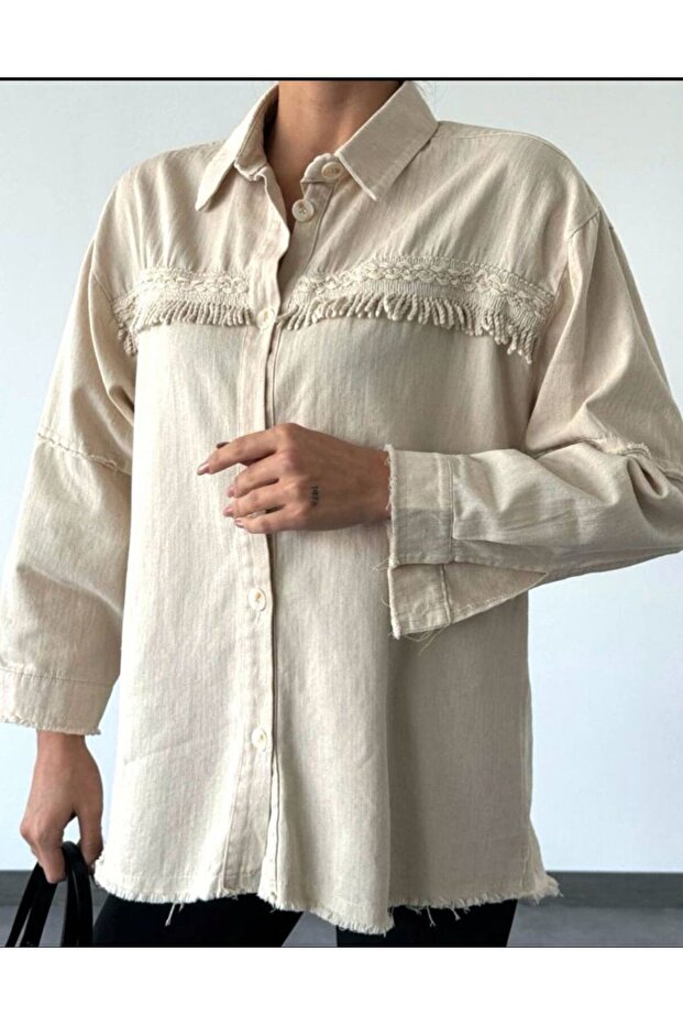 Naturel Gömlek Ceket - 3