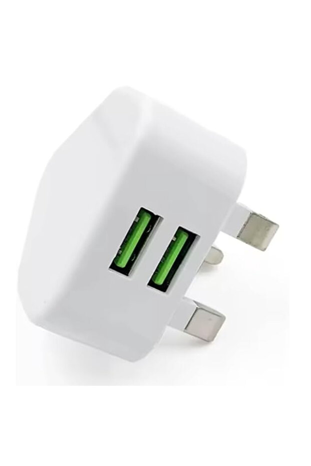 2 Ports USB Adapter | Travel Adapter | Dual Adapter Power Adapter - 1