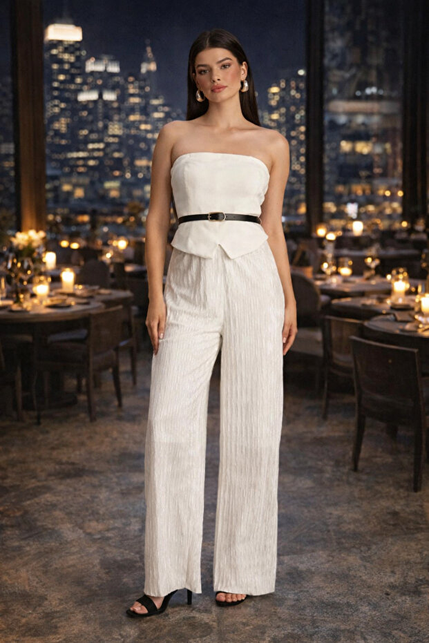 Kadın Kemerli Tulum - 1