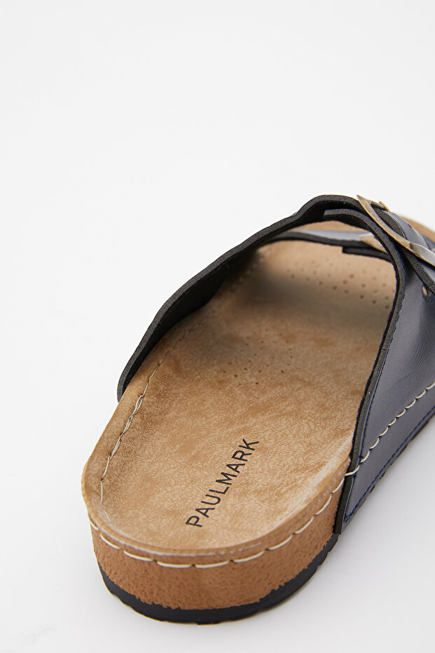 Men's Double Buckle House Slippers – Stylish Design with Adjustable and Comfortable Fit - 8