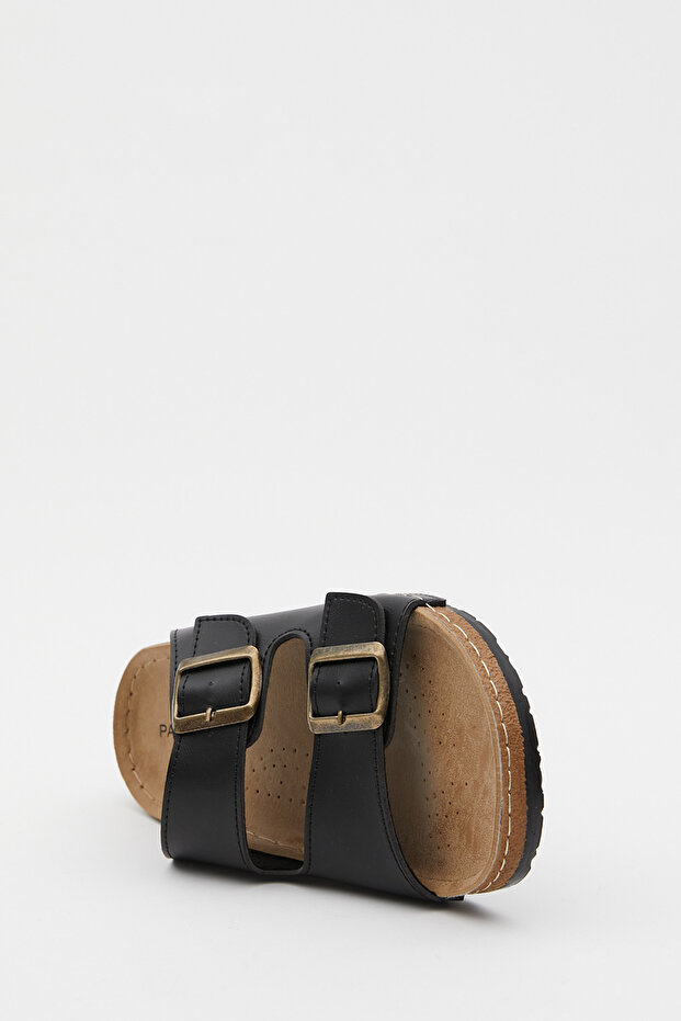 Men's Double Buckle House Slippers – Stylish Design with Adjustable and Comfortable Fit - 4