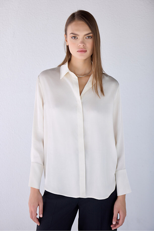 Rayon Dökümlü Gömlek - 4