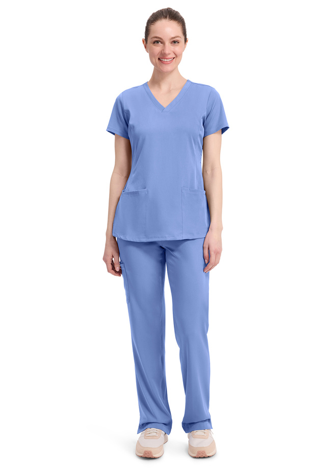 Monica Hhe2500 – Rebecca Hhe9560 Women's Scrubs Set – Imported, 4-Way Stretch and Ultra Comfortable Doctor Nurse Uniform