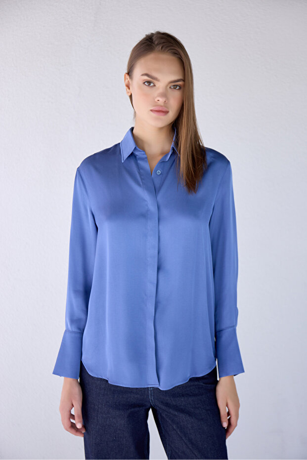 Rayon Dökümlü Gömlek - 2