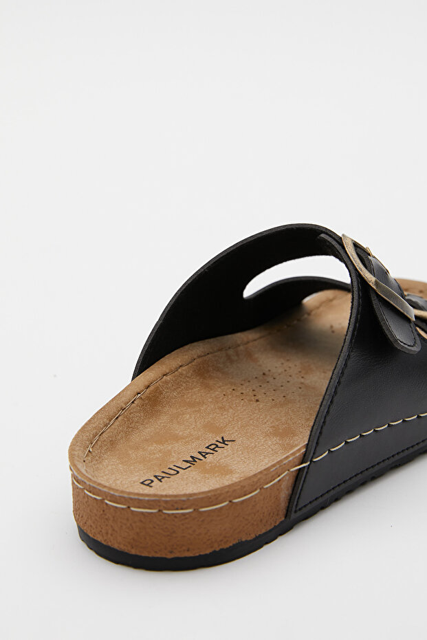 Men's Double Buckle House Slippers – Stylish Design with Adjustable and Comfortable Fit - 8