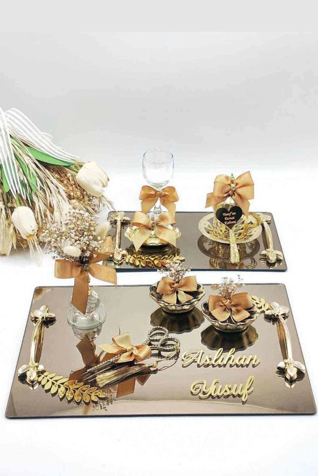 Fancy Engagement Tray, Promise Tray, Request Tray, Tray Set, Groom's Cup, Ring Tray
