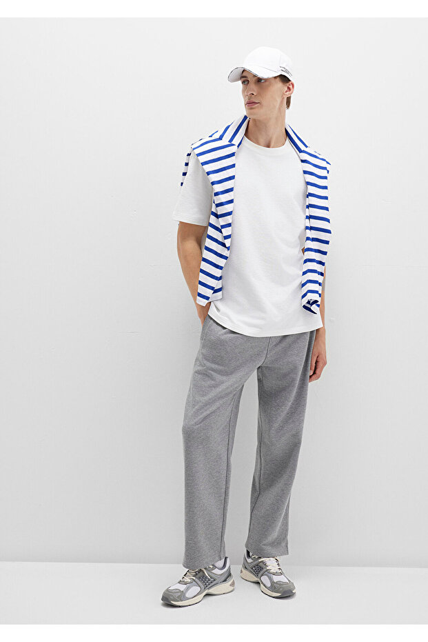 Gri Basic Eşofman Altı 0010462-80018 - 2