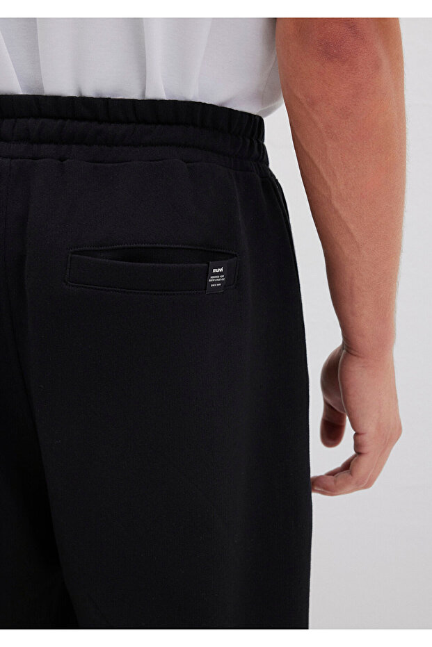 Siyah Basic Eşofman Altı 0010476-900 - 6