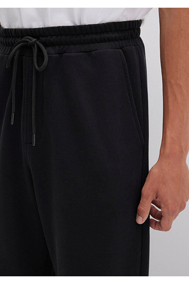 Siyah Basic Eşofman Altı 0010280-900 - 5