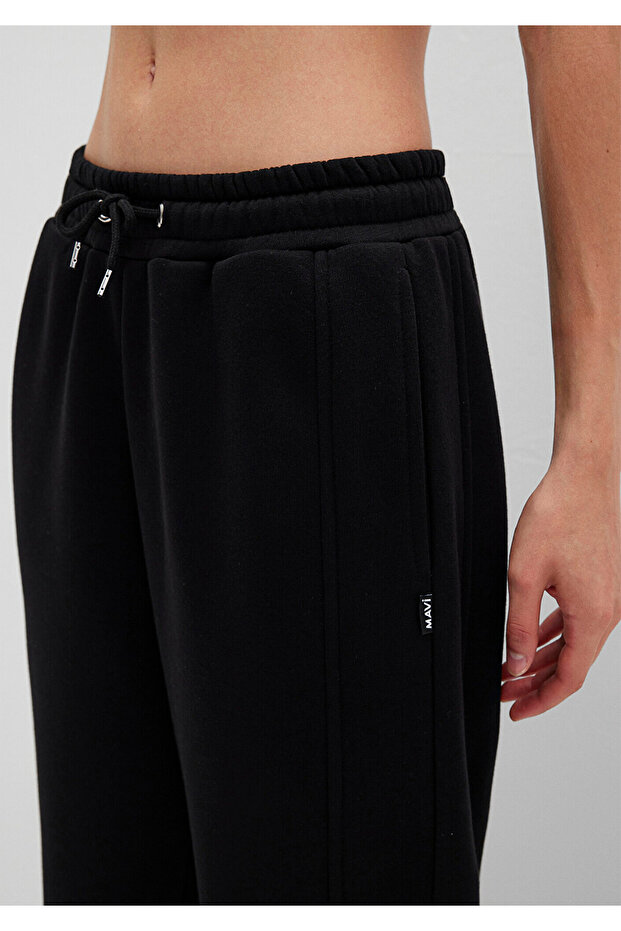 Siyah Basic Eşofman Altı 1600430-900 - 6