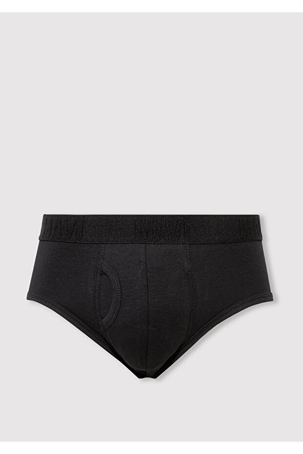 Siyah Basic Slip Boxer 092445-900 - 1