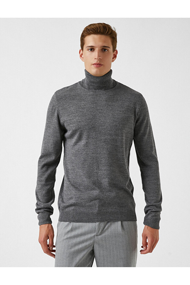 Turtleneck Sweater Basic - 3