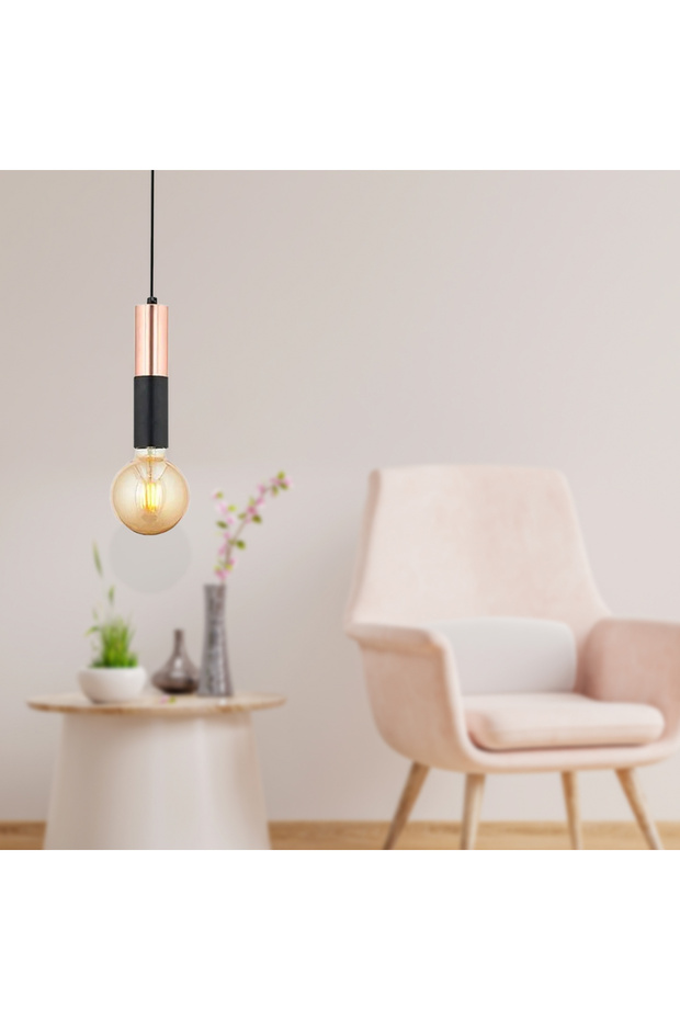 Miranda Tekli Bakır Modern Sarkıt Mutfak Salon Sarkıt Avize - 1